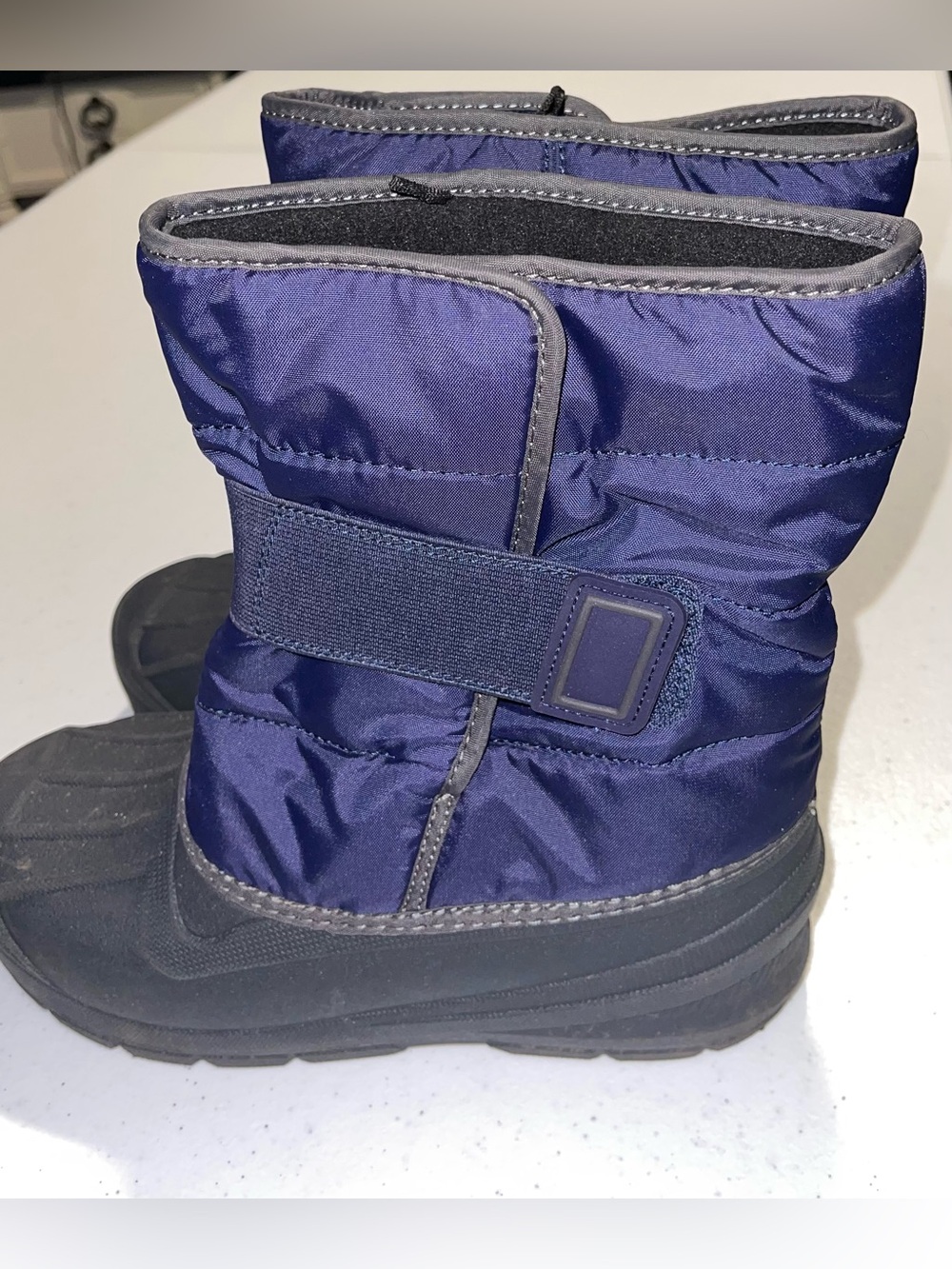 Cat & Jack Toddler Navy Blue Insulated Winter Snow Boots Size 5